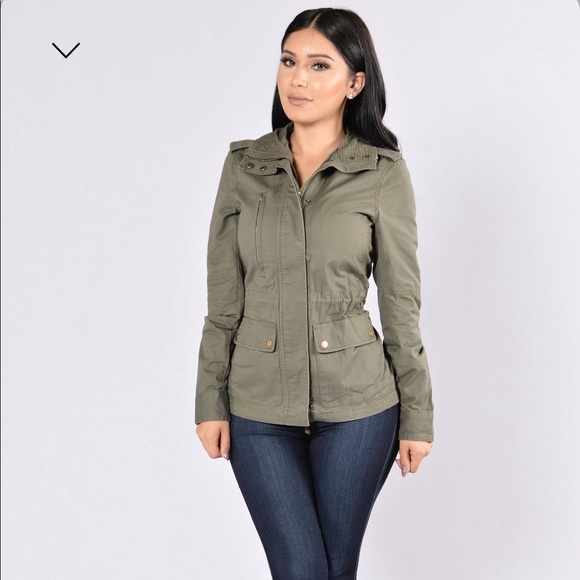 Love Tree Jackets & Blazers - Combat jacket - Olive green